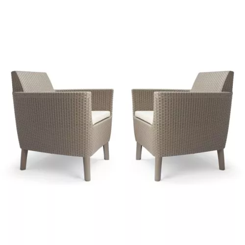 Садовые стулья 2шт. Salemo Duo бежевый