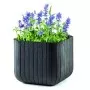 Flowerpot Cube Planter M grey