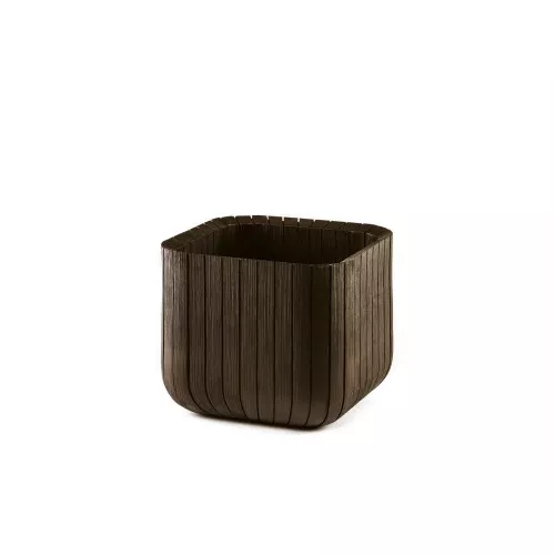 Flowerpot Cube Planter M brown