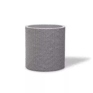 Puķu pods Medium Cylinder Planter gaiši pelēks