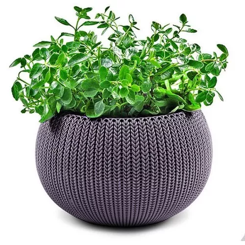 Горшок для цветов подвесной Cozy M With Hanging Set фиолетовый