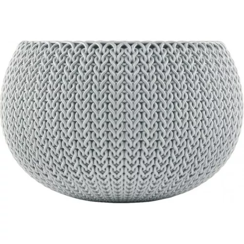 Flowerpot Cozy M With Hanging Set light grey