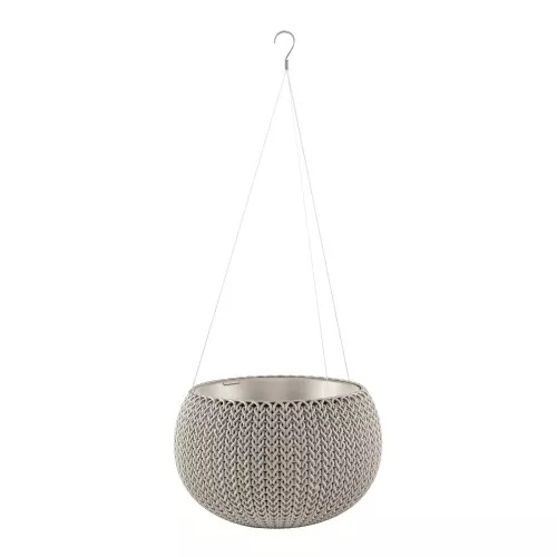 Горшок для цветов подвесной Cosy S With Hanging Set бежевый