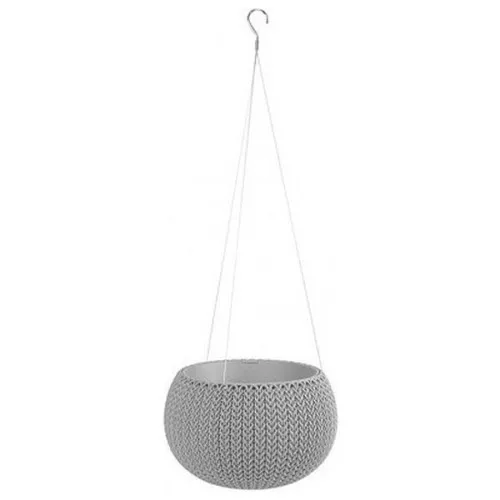 Горшок для цветов подвесной Cosy S With Hanging Set светло-серый