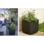 Lillepott Cube Planter M pruun