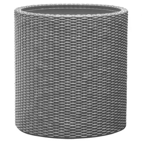 Flowerpot Small Cylinder Planter light grey