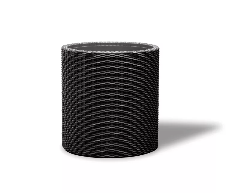 Flower Pot Medium Cylinder Planter grey