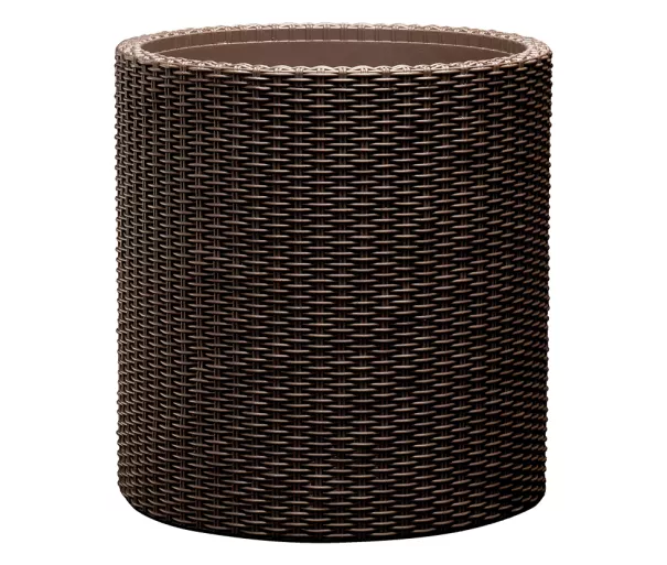 Puķu pods Large Cylinder Planter brūns