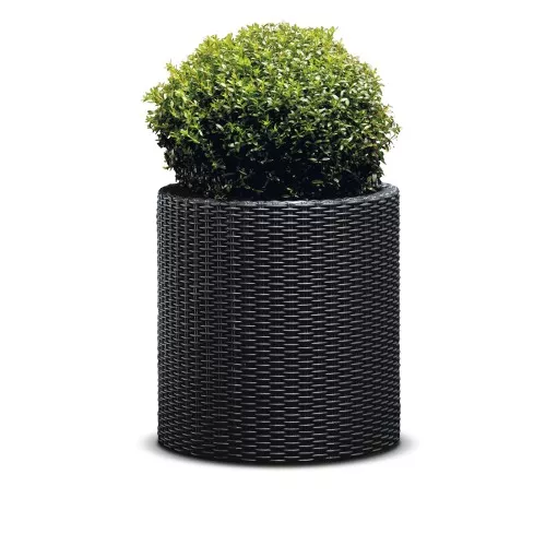 Горшок для цветов Large Cylinder Planter серый