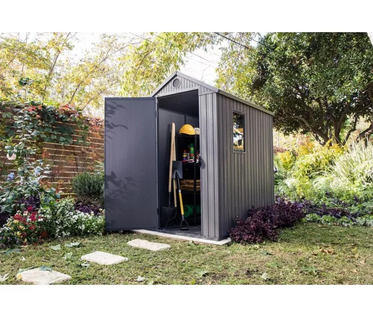 Садовый сарай Darwin 4x6 серый