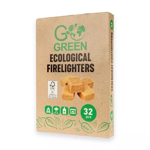 Ekoloģiskie aizdedzināšanas kubiņi 32 gab.