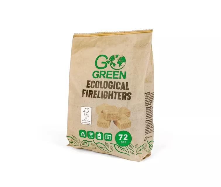 Ekologiški uždegimo kubeliai 72 vnt.