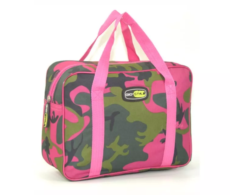 Kamufliažas 12 asorti terminis maišelis, fuksija/mėlyna/geltona/balta