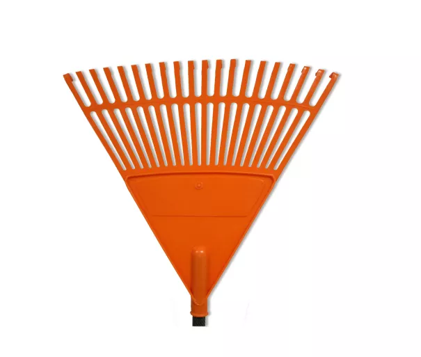 Lehereha käepidemega, oranž 45 cm (20 hammast)