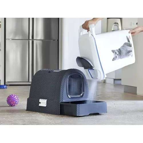 Kassiliiva jaoks kaanega kast 51x38,5x40cm hall