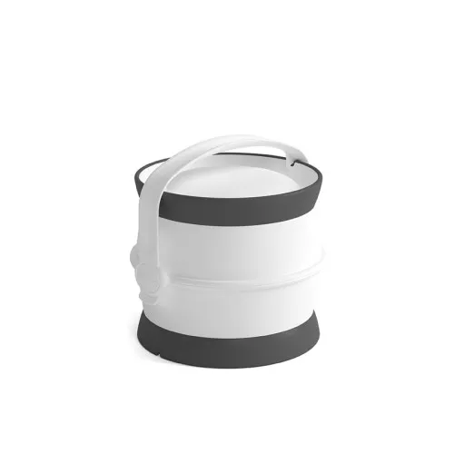 Naminių gyvūnėlių kelionių rinkinys Pet Life 18,9x17,6x18cm balta/pilka