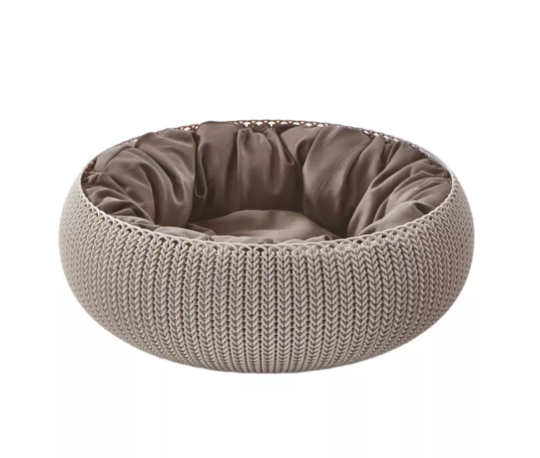 Pet bed Knit 54x54x20,2 brown