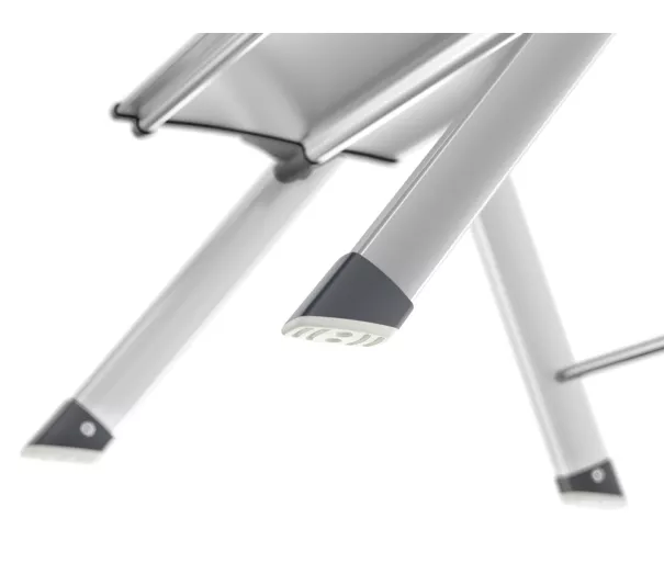 Folding step bench MK80 ComfortLine / aluminium / 2 steps
