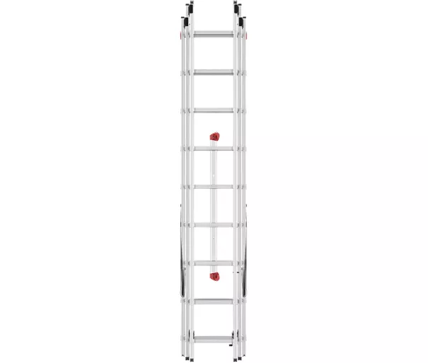 Laiptai derinami ProfiStep Combi / aliuminis / 3x9 pakopos