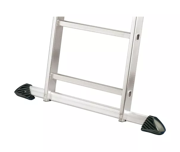 ProfiStep Combi kombinuoti laiptai su papildomu pakopų rinkiniu / aliuminis / 3x9 pakopos