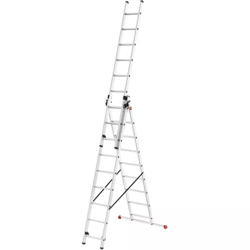 Лестница комбинируемая ProfiStep Combi/алюминий/3х12 ступеней