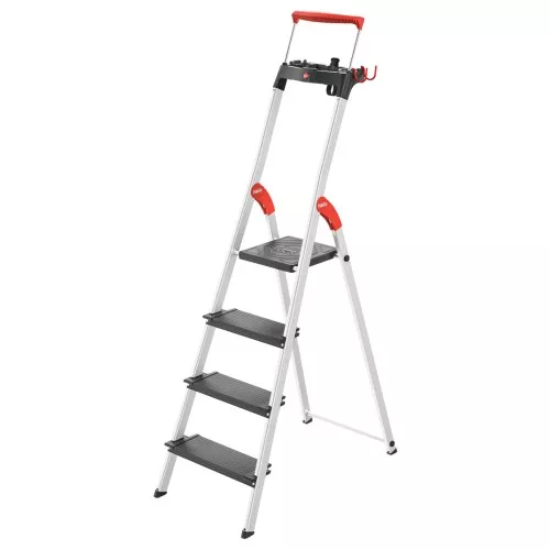 Лестница бытовая L100 TopLine / алюминий/ 4 ступени