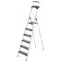 Household ladder L100 TopLine / aluminium / 6 steps