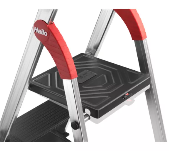 Kāpnes mājsaimniecības L100 TopLine / alumīnija / 6 pakāpieni
