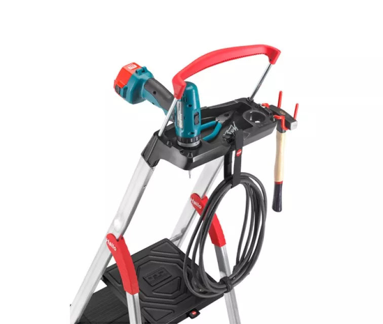 Лестница бытовая L100 TopLine / алюминий/ 7 ступени