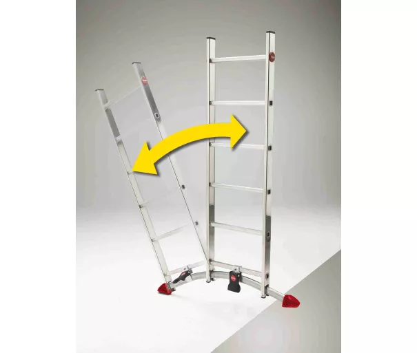 Kombineeritud redel S100 Hailo ProfiLOT / alumiinium / 3x12 astet