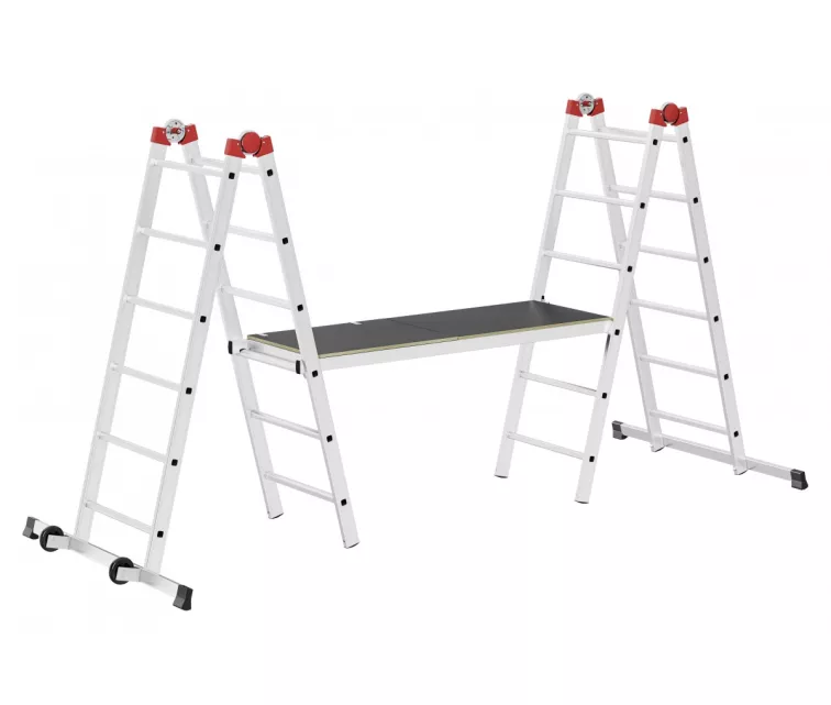 Строительные леса G60 / алюминий / 2х12 ступеней