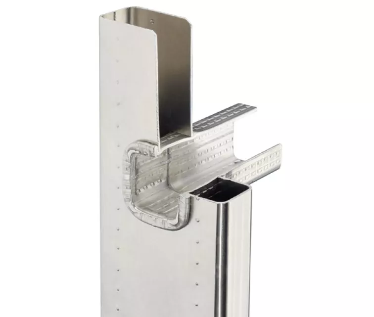 Trepp S60 ProfiStep uno / alumiinium / 1x18 astet