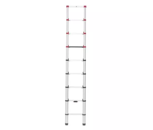 Telescopic ladder T80 FlexLine / aluminium / 9 steps