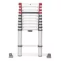 Стремянка телескопическая T80 FlexLine / алюминиевая / 11 ступеней
