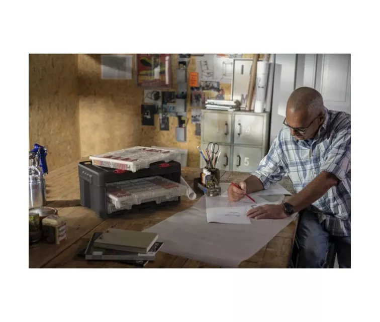 Tööriistakast 3 korraldajaga StackNRoll komplekt 3 korraldajat 48,1x33,2x23,3cm