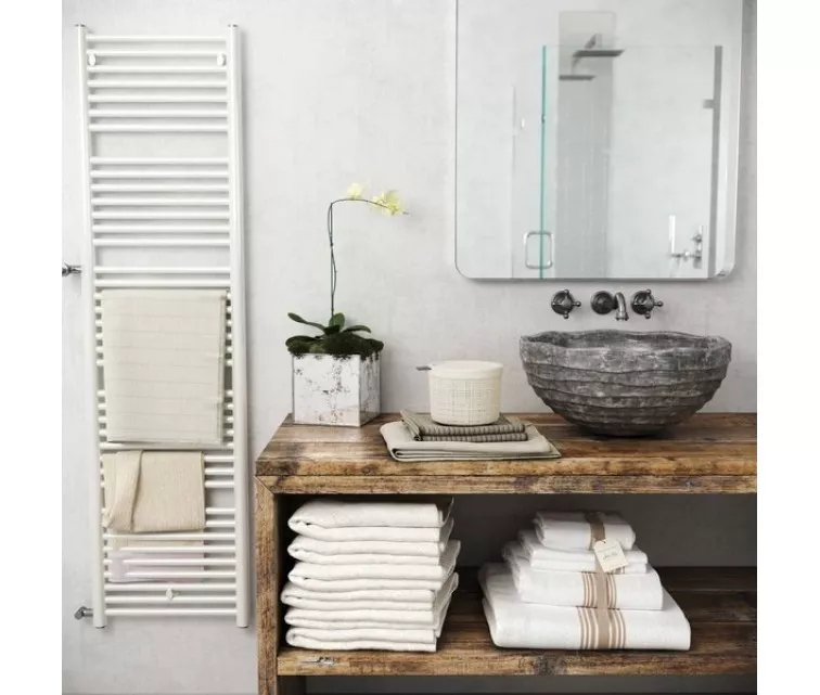 Jute krepšys su dangčiu, kreminės spalvos