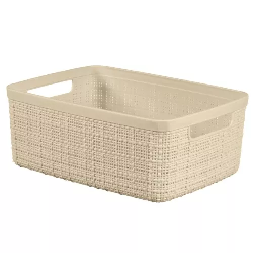 Корзина Jute S 5L 27x20x11см кремового цвета