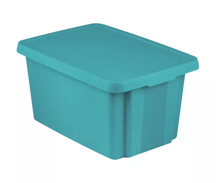 Ящик с крышкой Essentials 45л 40x57x30cм синяя