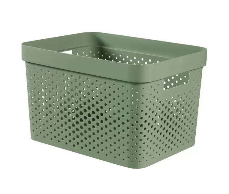 Infinity Recycled Box 17L 36x27x22cm green