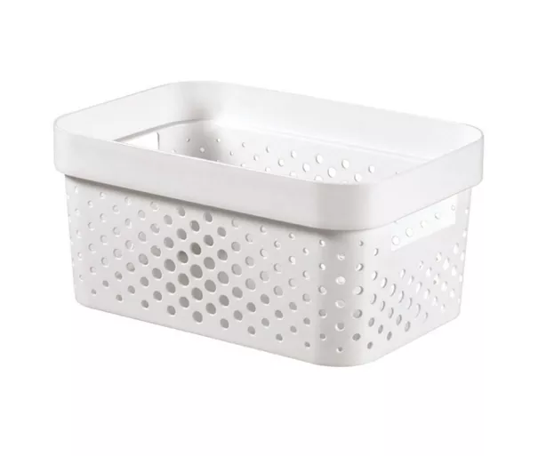 Kast Infinity Recycled 4,5l 27x19x12cm, valge