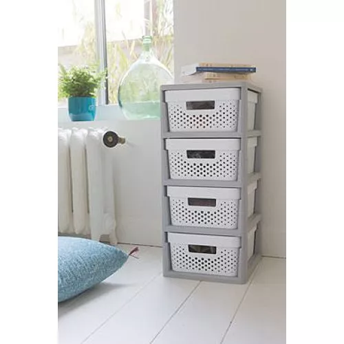 Riiul 4 sahtliga Curver Infinity