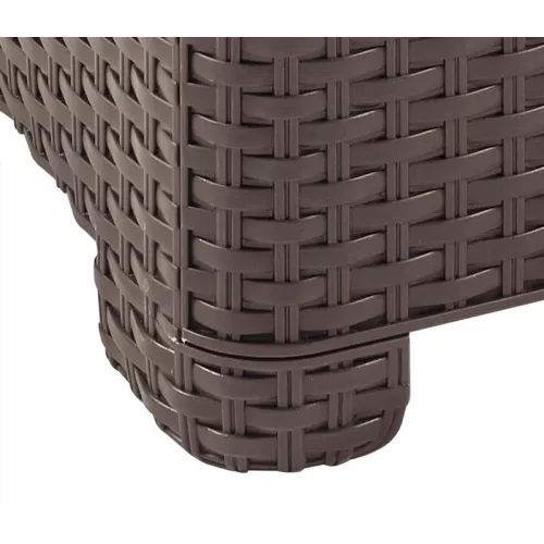 ( DEFECT ) Chest of drawers Style 33x38x79cm dark brown