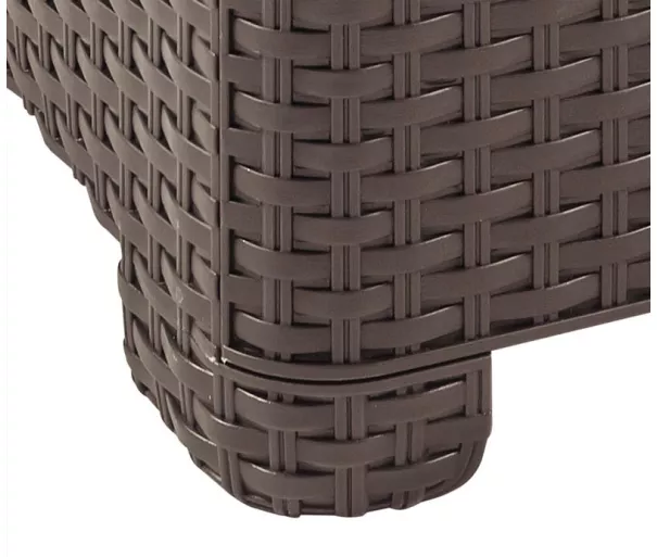 Kolme sahtliga kast Style 33x38x60cm tumepruun