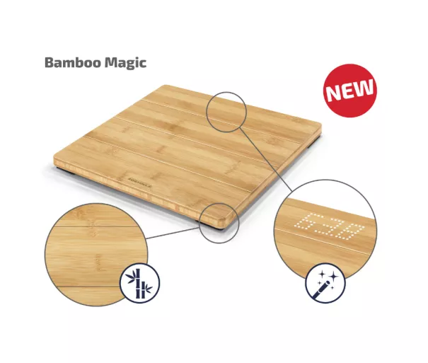 Elektroninės svarstyklės Style Sense Bamboo Magic