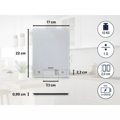 Elektrooniline köögikaal Page Comfort 300 Slim