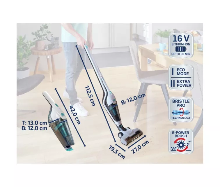 LEIFHEIT Vacuum Cleaner Rotaro PowerVac 2in1 16V