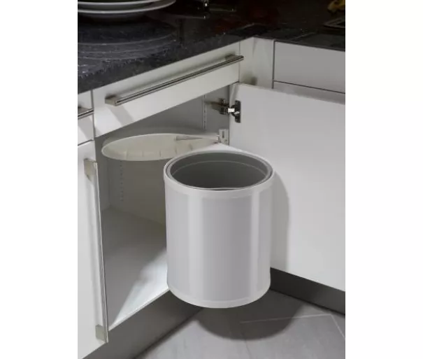 Recessed waste bin Compact-Box M / 15L / white