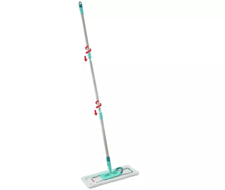 LEIFHEIT Floor brush with foldable handle in box Profi XL micro duo 42cm