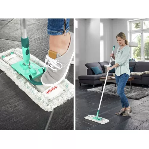 LEIFHEIT Floor Brush with Telescopic Handle Profi XL cotton plus 42cm