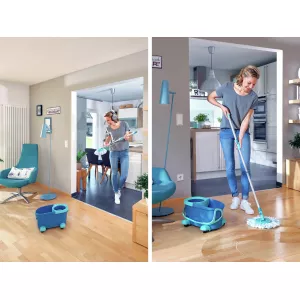 LEIFHEIT Grīdas uzkopšanas komplekts Clean Twist Disc Mop Ergo Mobile